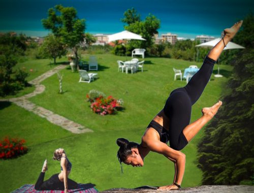 Yoga all’aperto in Calabria
